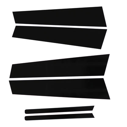 Fits Kia Optima 2011-2015 Glossy Black Door Window Pillar Posts Trim Cover Kit