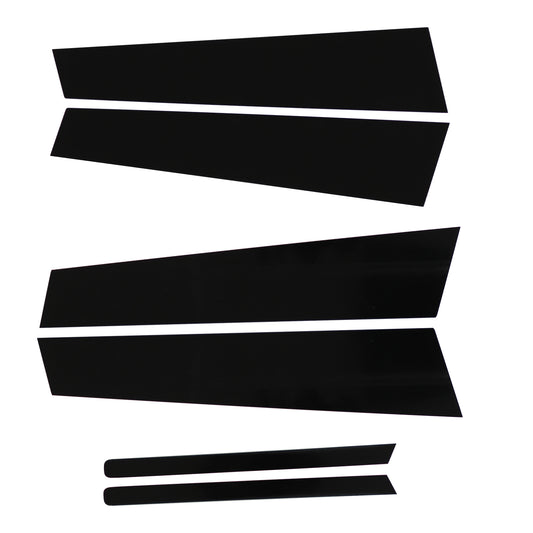 Fits Kia Optima 2011-2015 Glossy Black Door Window Pillar Posts Trim Cover Kit