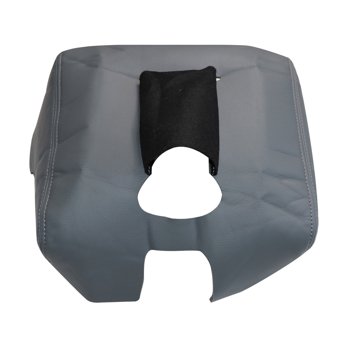 Leather Center Console Lid Armrest Cover For Silverado Sierra 14-18 Dark Gray US
