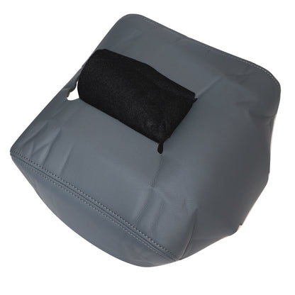 Leather Center Console Lid Armrest Cover For Silverado Sierra 14-18 Dark Gray US