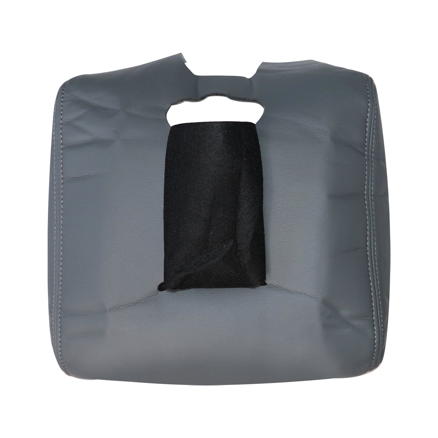 Leather Center Console Lid Armrest Cover For Silverado Sierra 14-18 Dark Gray US