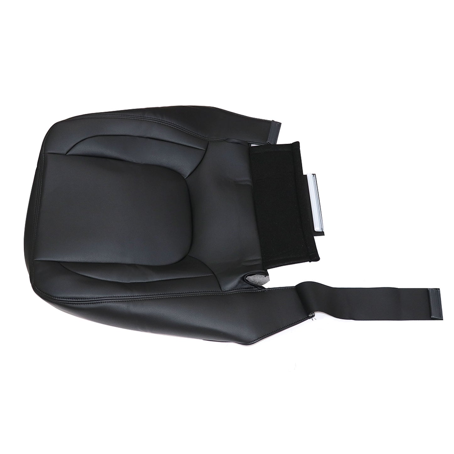 2004 2005 Fit For Dodge Ram Laramie Front Driver Bottom Leather Seat Cover Black