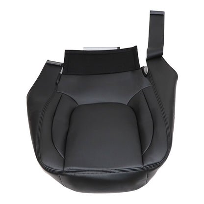 2004 2005 Fit For Dodge Ram Laramie Front Driver Bottom Leather Seat Cover Black