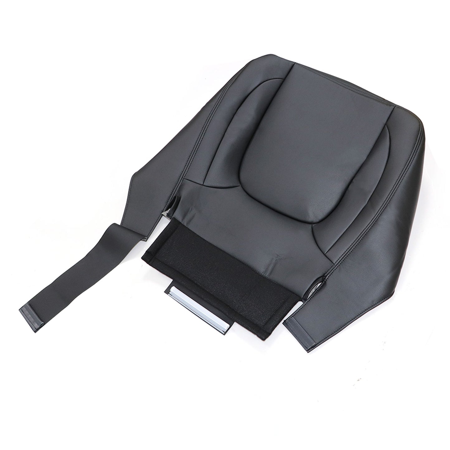 2004 2005 Fit For Dodge Ram Laramie Front Driver Bottom Leather Seat Cover Black