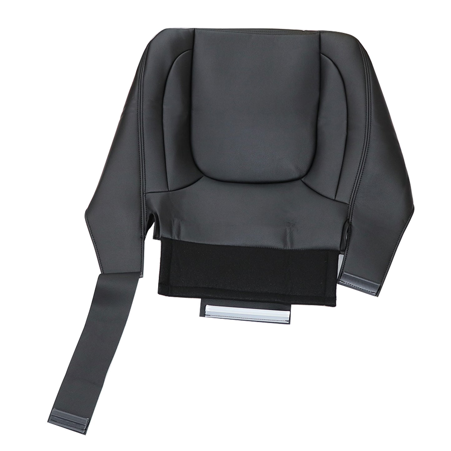 2004 2005 Fit For Dodge Ram Laramie Front Driver Bottom Leather Seat Cover Black
