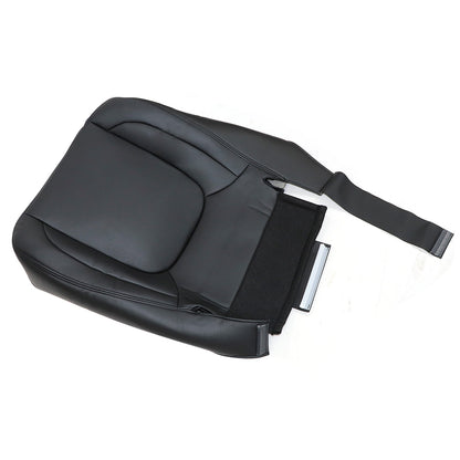 For 2004 2005 Dodge Ram 1500 2500 3500 Passenger Bottom Leather Seat Cover Black