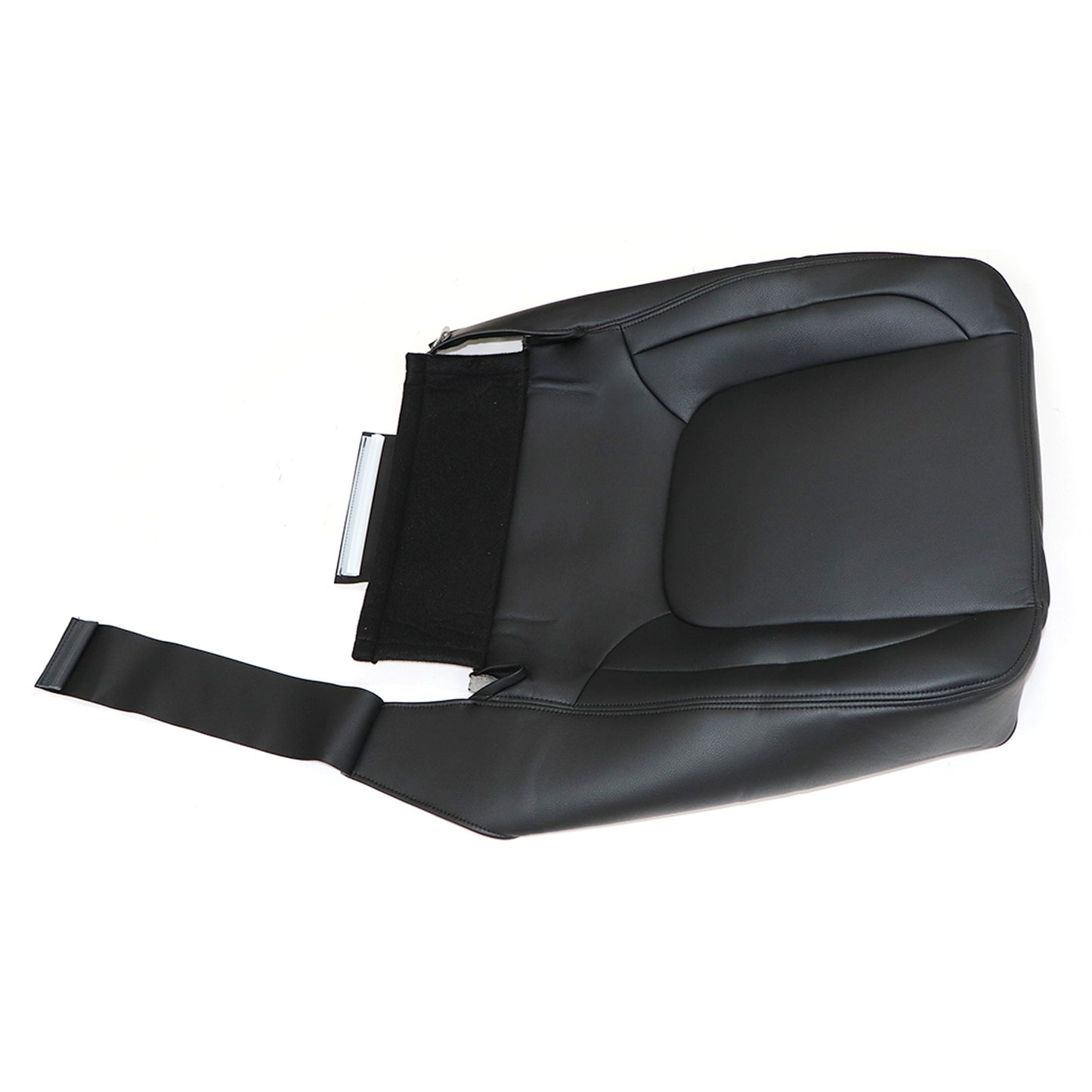 For 2004 2005 Dodge Ram 1500 2500 3500 Passenger Bottom Leather Seat Cover Black