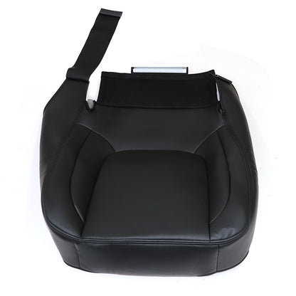 For 2004 2005 Dodge Ram 1500 2500 3500 Passenger Bottom Leather Seat Cover Black