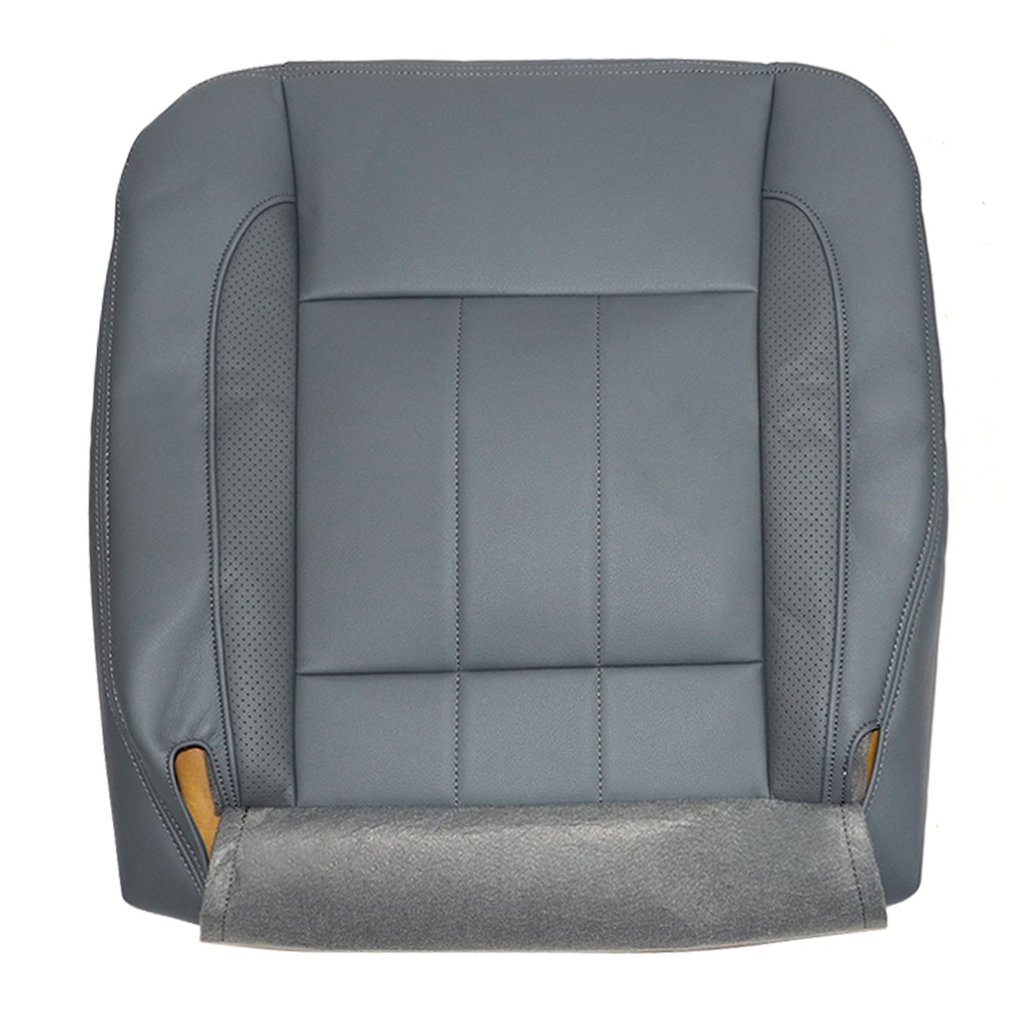 For 2006-09 Dodge Ram 1500 2500 SLT with Leather Seat Cover Driver Bottom Gray