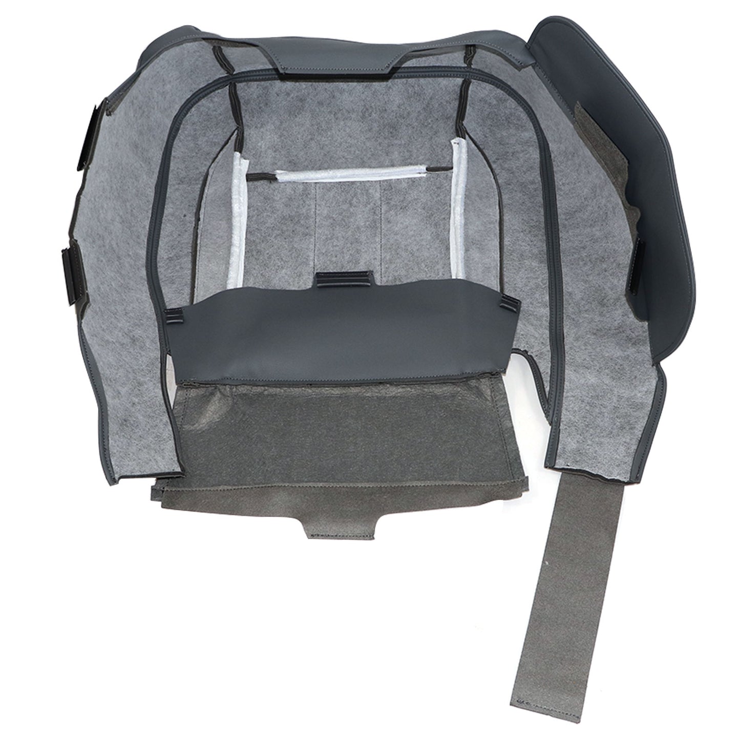 For 2006-09 Dodge Ram 1500 2500 SLT with Leather Seat Cover Driver Bottom Gray
