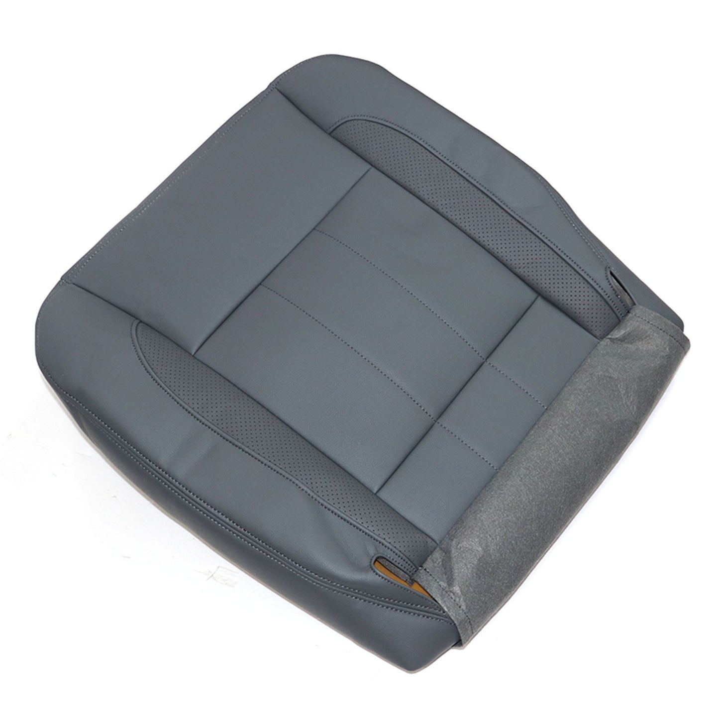 For 2006-09 Dodge Ram 1500 2500 SLT with Leather Seat Cover Driver Bottom Gray