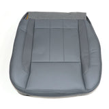 For 2006 07 2008 Dodge Ram 1500 Laramie Passenger Bottom Leather Seat Cover Gray