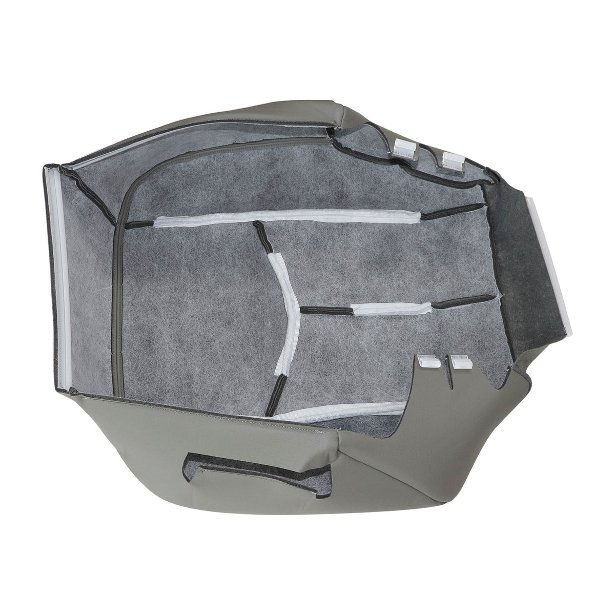 Passenger Bottom Seat Cover For 2003 2004-2006 Chevy Silverado Avalanche Gray