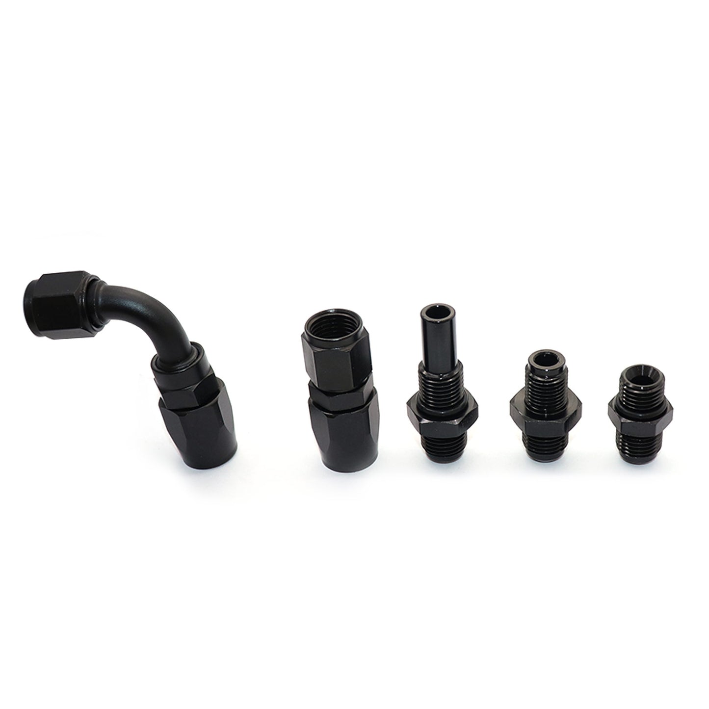 Fit 4L80E 6AN Nylon Steel Braided Line Automatic Transmission Cooler Line Kit