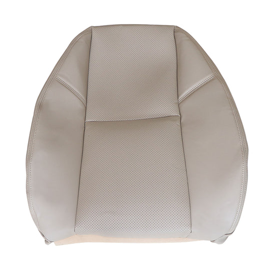Driver Perforated Top Leather Seat Cover For 2007-2014 Cadillac Escalade Tan