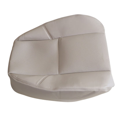 Driver Perforated Top Leather Seat Cover For 2007-2014 Cadillac Escalade Tan