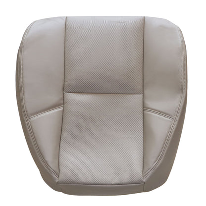 Driver Perforated Top Leather Seat Cover For 2007-2014 Cadillac Escalade Tan