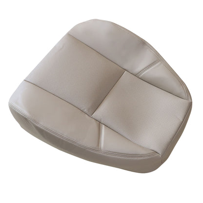 Driver Perforated Top Leather Seat Cover For 2007-2014 Cadillac Escalade Tan