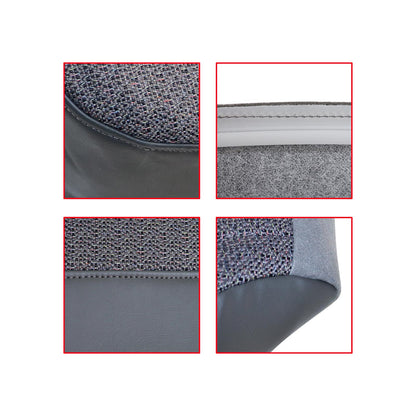 For 2003-2007 Chevy Silverado 1500 2500HD Passenger Bottom Cloth Seat Cover Gray