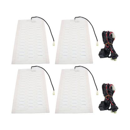 2 seats 12V Universal round switch seat heater,heated seat kit,4 pads