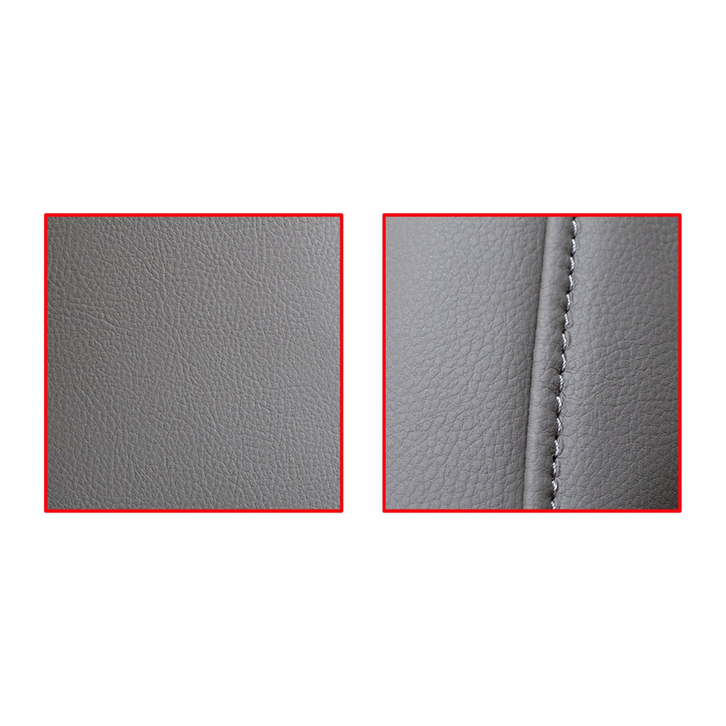 Fits 2007 2008 Toyota Camry Passenger Bottom Synthetic Leather Seat Cover Gray