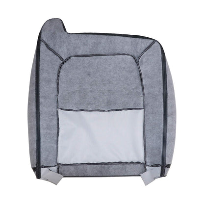 For 2003-07 Chevy Silverado 1500 2500 Passenger Lean Back Cloth Seat Cover Gray