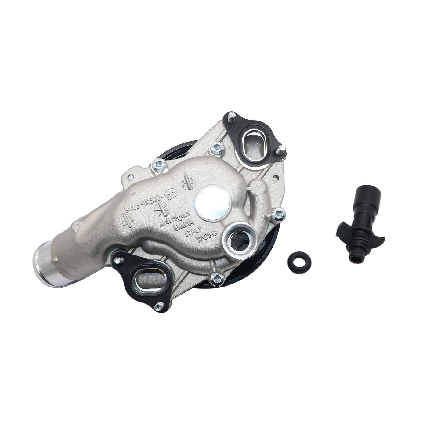 Water Pump w/ Bolts Gaskets Oring Connector for Jaguar Land Rover 3.0L V6 5.0 V8