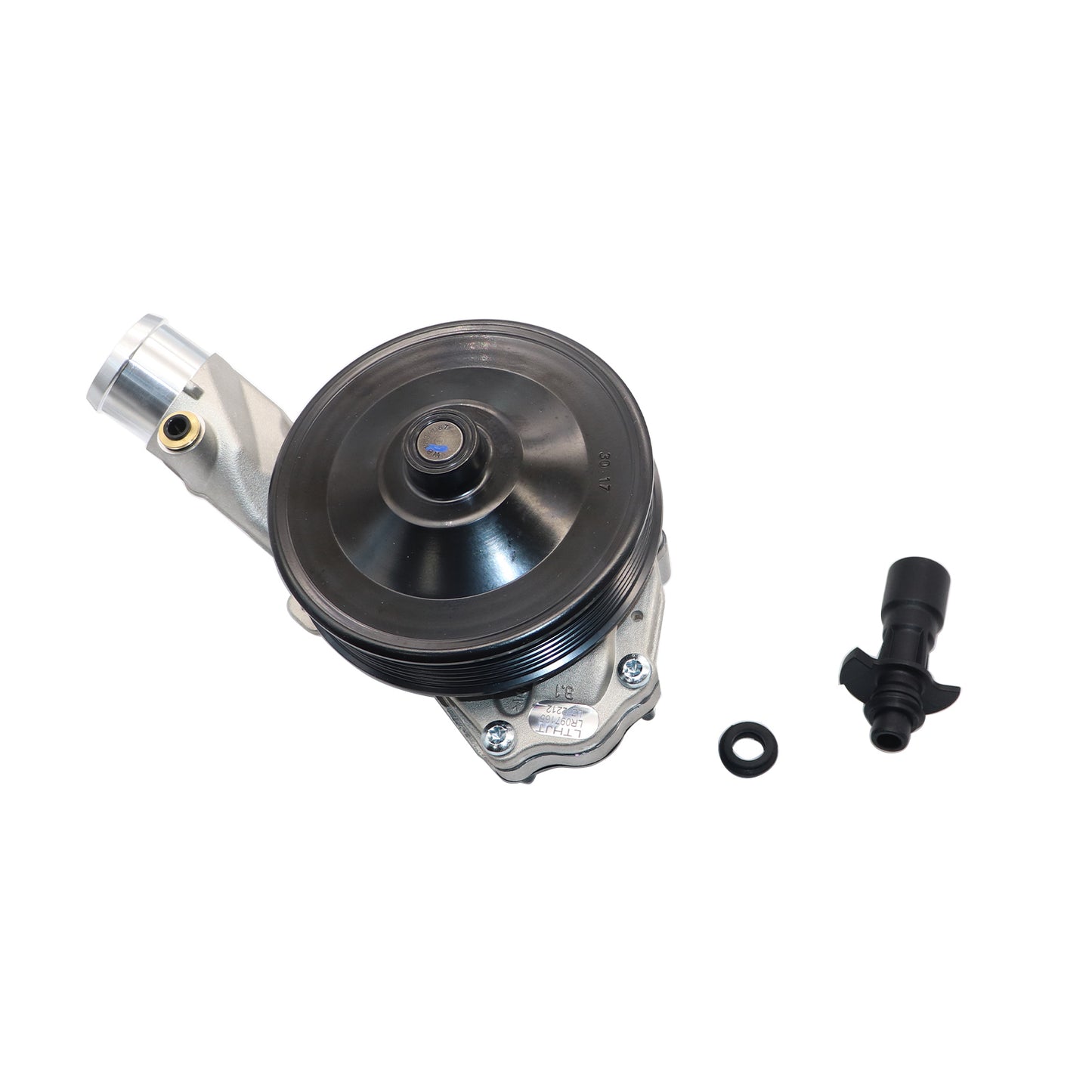 Water Pump w/ Bolts Gaskets Oring Connector for Jaguar Land Rover 3.0L V6 5.0 V8