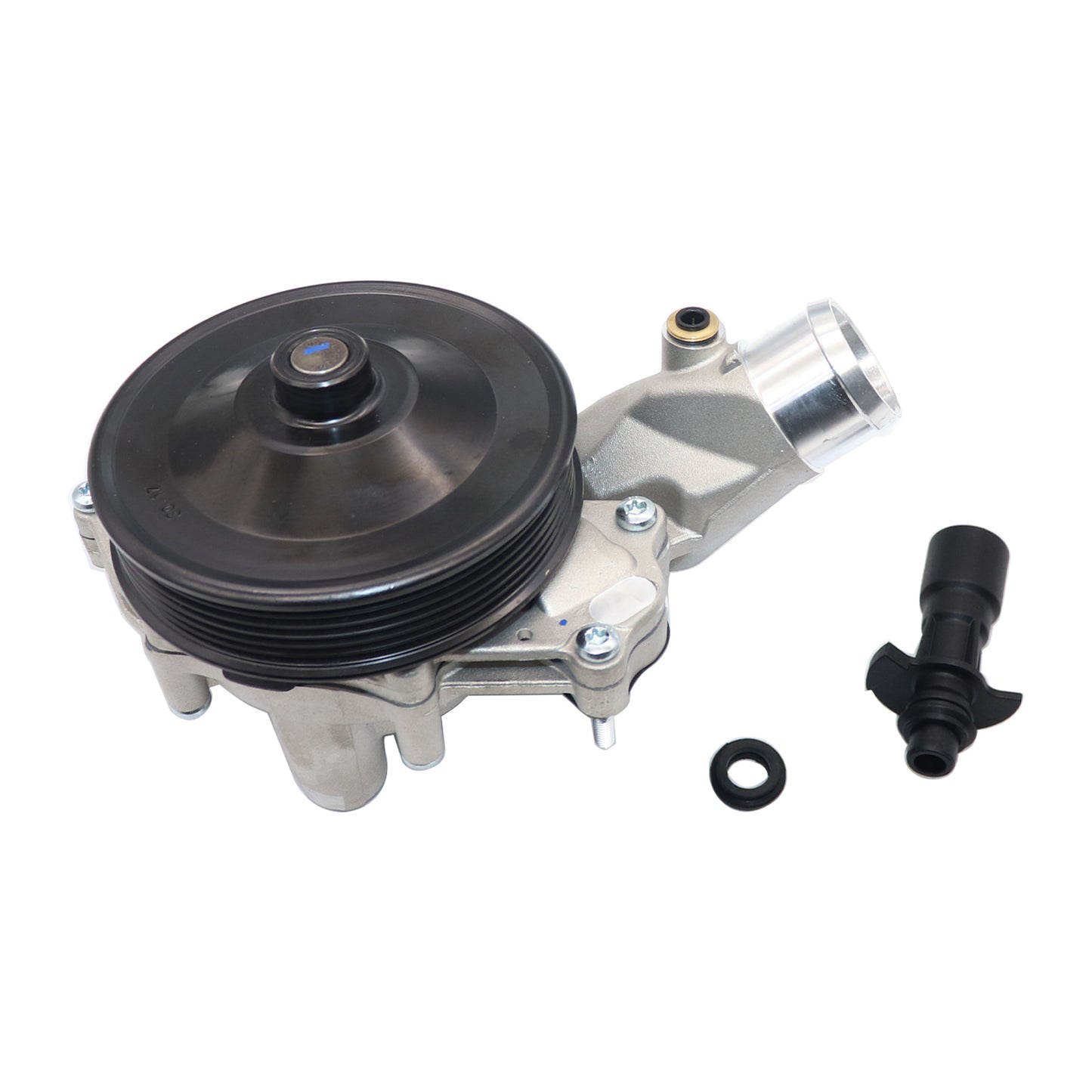 Water Pump w/ Bolts Gaskets Oring Connector for Jaguar Land Rover 3.0L V6 5.0 V8