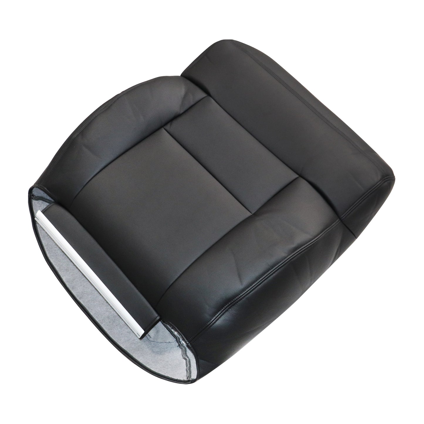 Driver Top Synthetic Leather Seat Cover For 2006 2007 Ford F150 Lariat XLT Black
