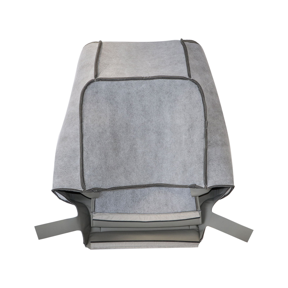 Front Driver Top Replacement Leather Seat Cover Gray For 2000-2004 Toyota Tundra