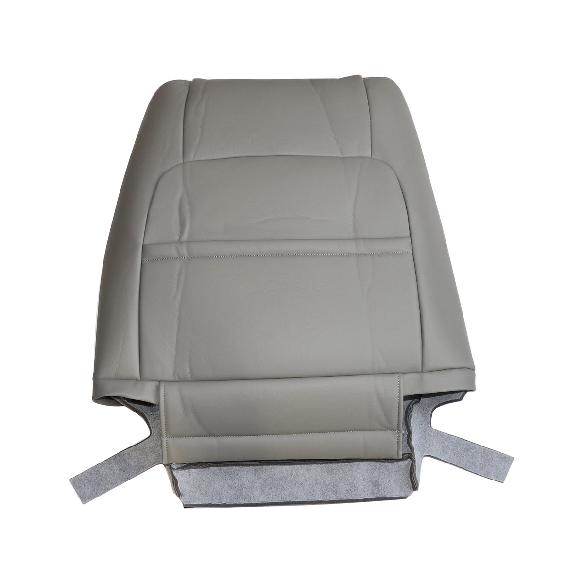 Front Driver Top Replacement Leather Seat Cover Gray For 2000-2004 Toyota Tundra