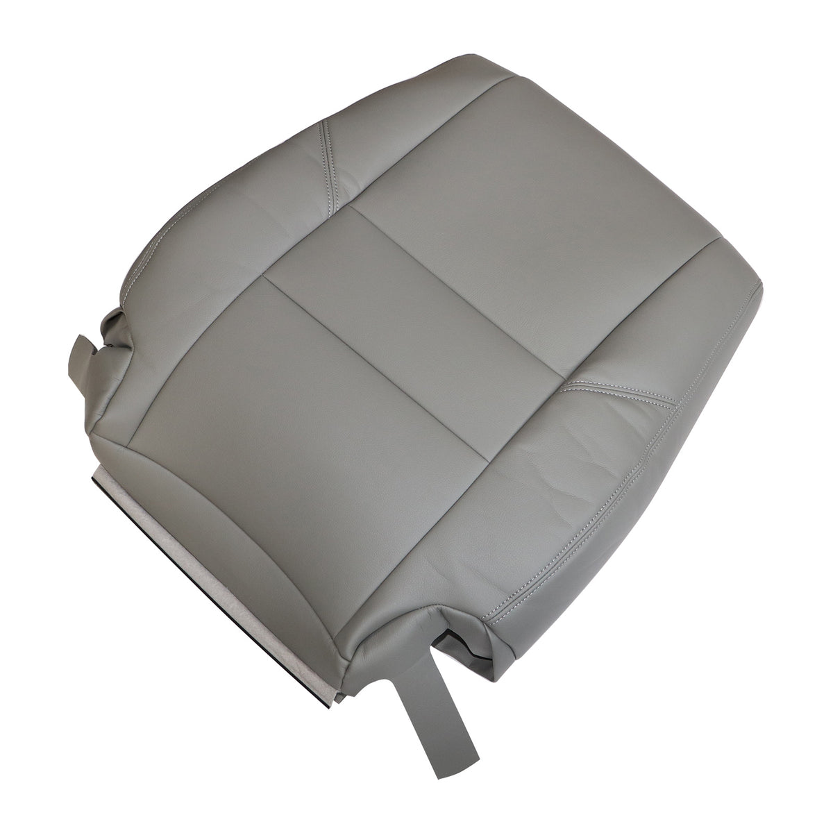 Front Driver Top Replacement Leather Seat Cover Gray For 2000-2004 Toyota Tundra