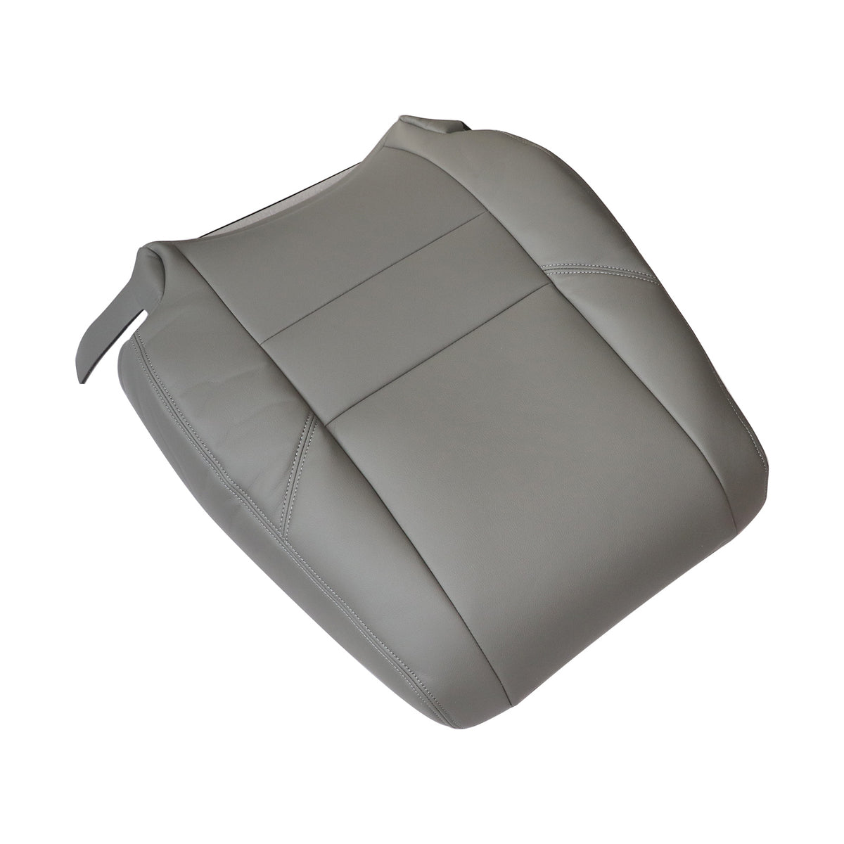 Front Driver Top Replacement Leather Seat Cover Gray For 2000-2004 Toyota Tundra