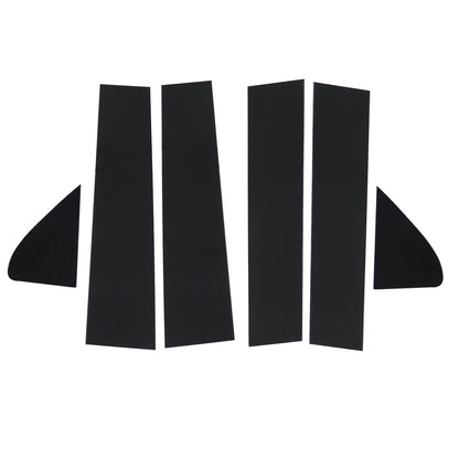 For CHEVY Silverado GMC Sierra 1500 2019-22 6X Black Pillar Posts Window Trim