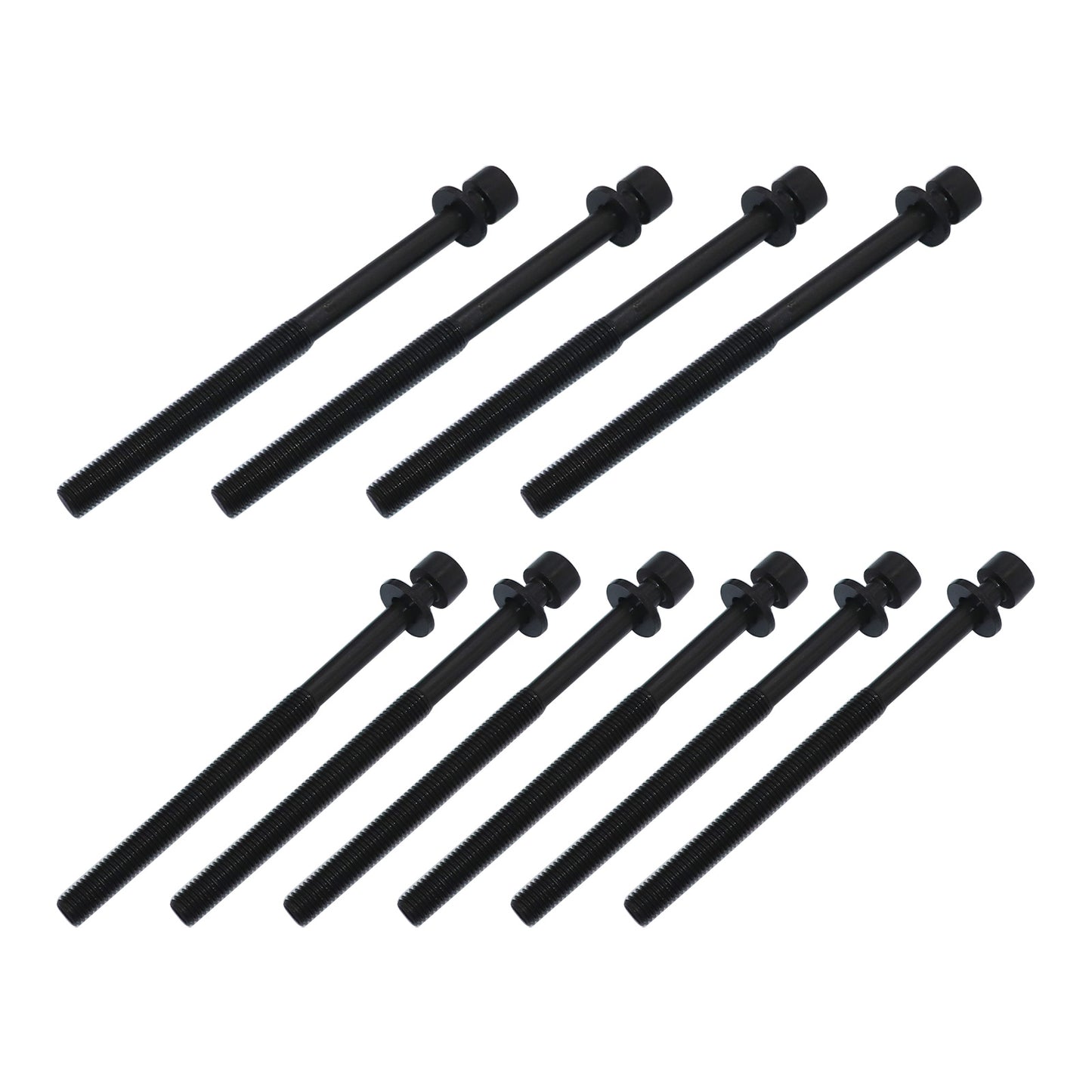 10PCS Head Bolt Kit Fit  11-20 Hyundai Elantra Coupe GT Kia Forte Soul 1.8L 2.0L