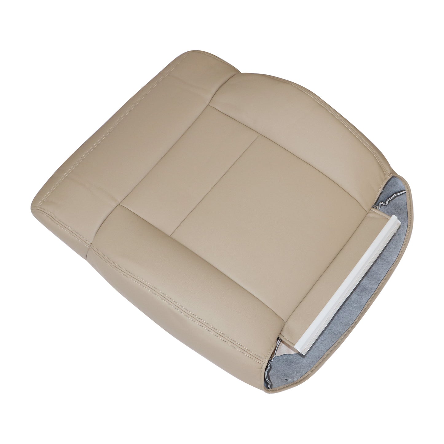 Fits For 2006 2007 Ford F-150 Driver Lean Back Synthetic Leather Seat Cover TAN
