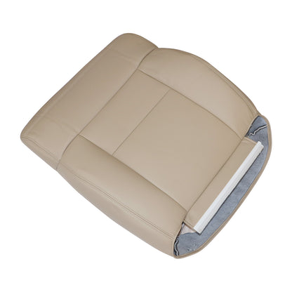 Fits For 2006 2007 Ford F-150 Driver Lean Back Synthetic Leather Seat Cover TAN