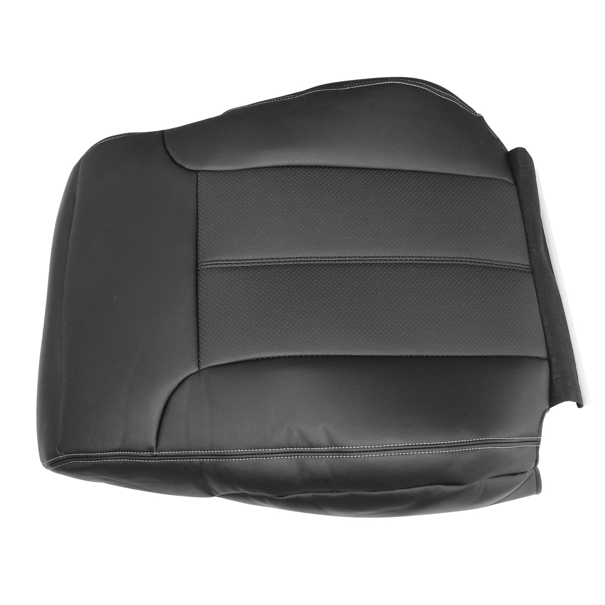 For 2011 2012 2013 2014 2015 2016 Ford F250 Lariat Driver Top Seat Cover Black