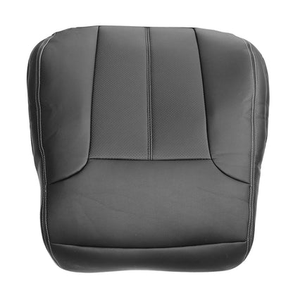 For 2011 2012 2013 2014 2015 2016 Ford F250 Lariat Driver Top Seat Cover Black