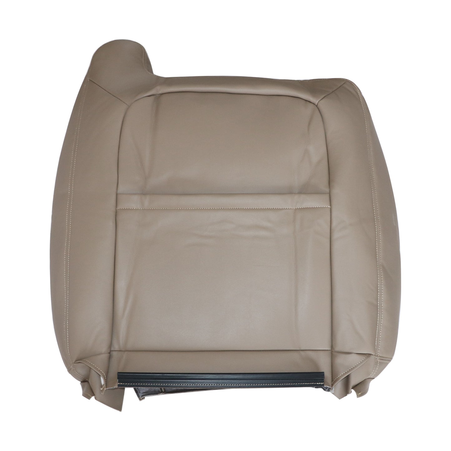 Replacement Driver Top Leather Cover NO Armrest For 2003-2007 GMC Sierra Med Tan