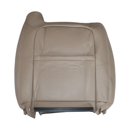 Replacement Driver Top Leather Cover NO Armrest For 2003-2007 GMC Sierra Med Tan
