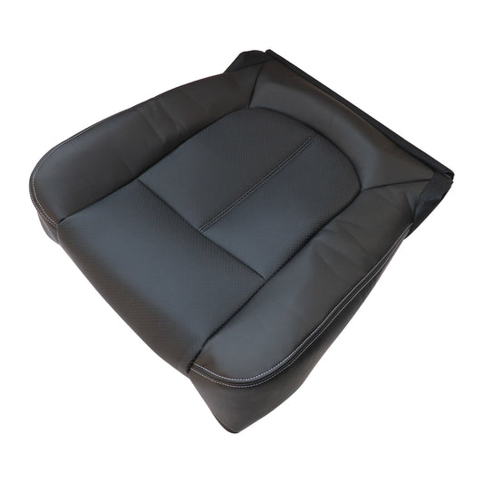 For 2011-2016 Ford F250 F350 Lariat Driver Bottom Perforated Leather Seat Cover