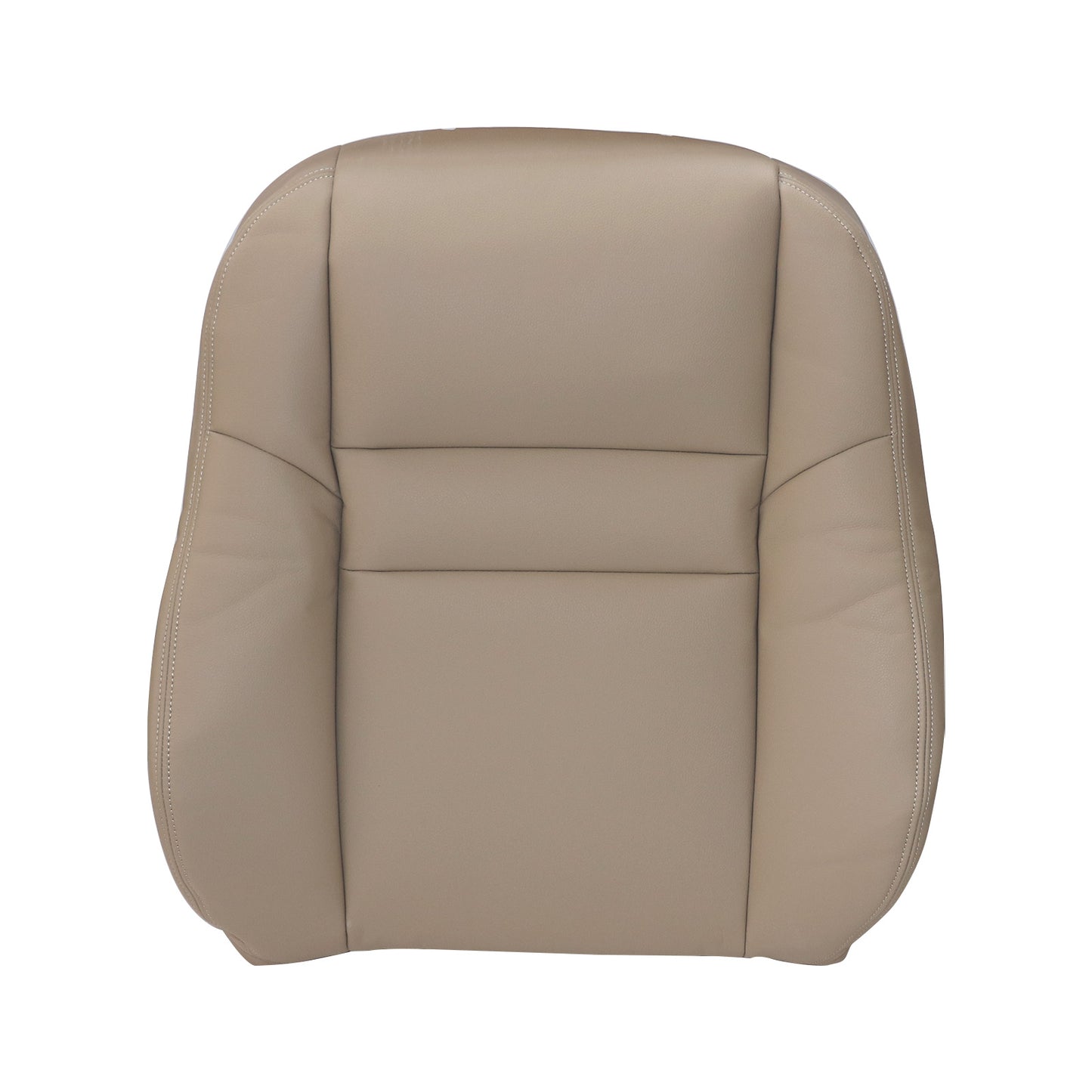 For 2005 2006 Honda Accord 4-Door Leather Passenger Lean Back Seat Cover Tan