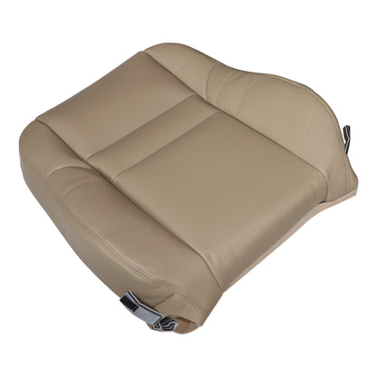 For 2005 2006 Honda Accord 4-Door Leather Passenger Lean Back Seat Cover Tan