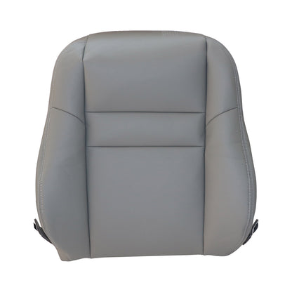 For 2005 2006 Honda Accord 4-Door Leather Passenger Lean Back Seat Cover Gray