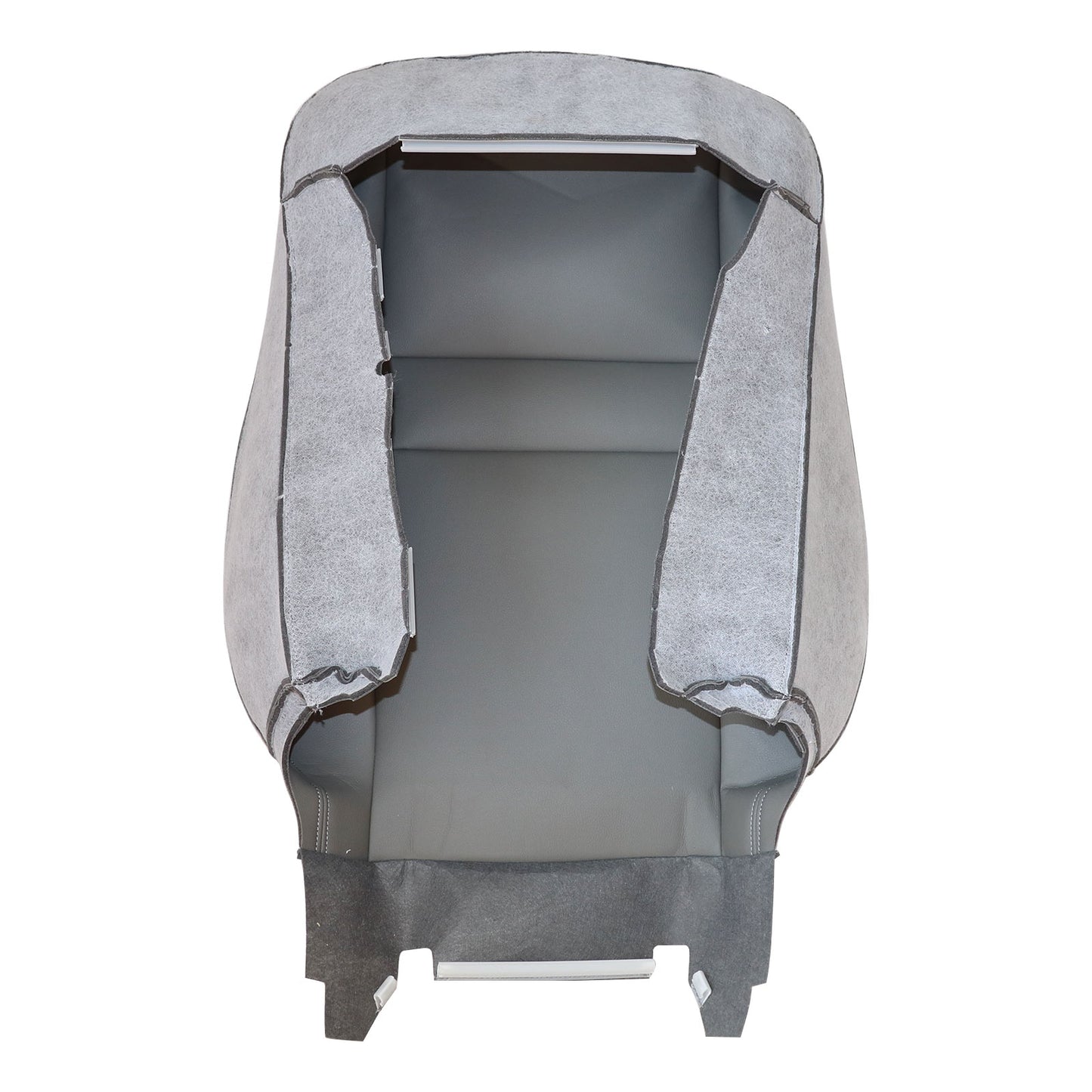 For 2005 2006 Honda Accord 4-Door Leather Passenger Lean Back Seat Cover Gray