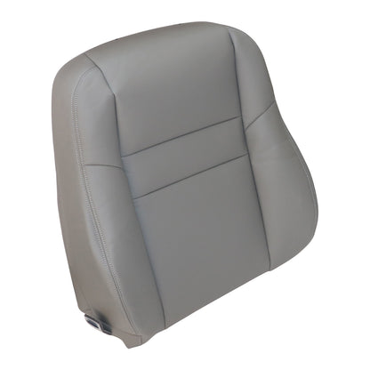 For 2005 2006 Honda Accord 4-Door Leather Passenger Lean Back Seat Cover Gray