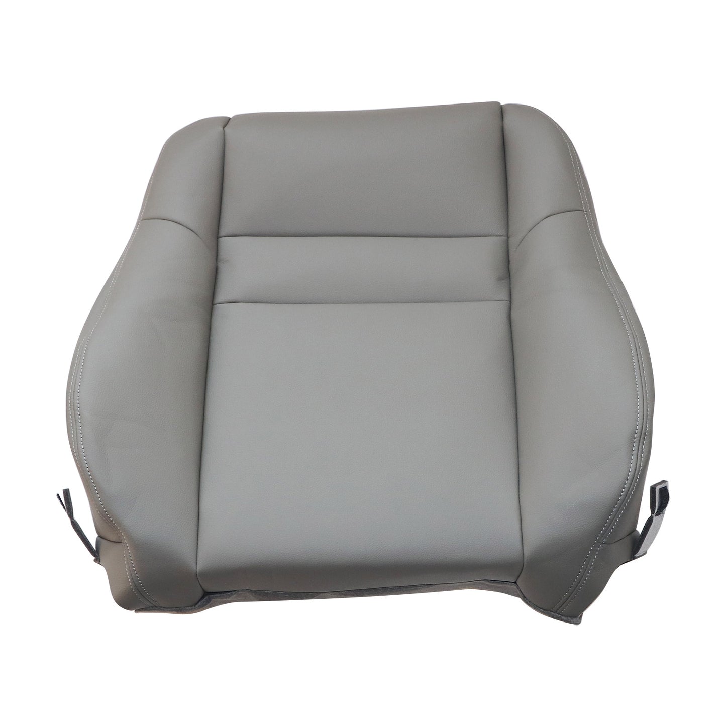 For 2005 2006 Honda Accord 4-Door Leather Passenger Lean Back Seat Cover Gray