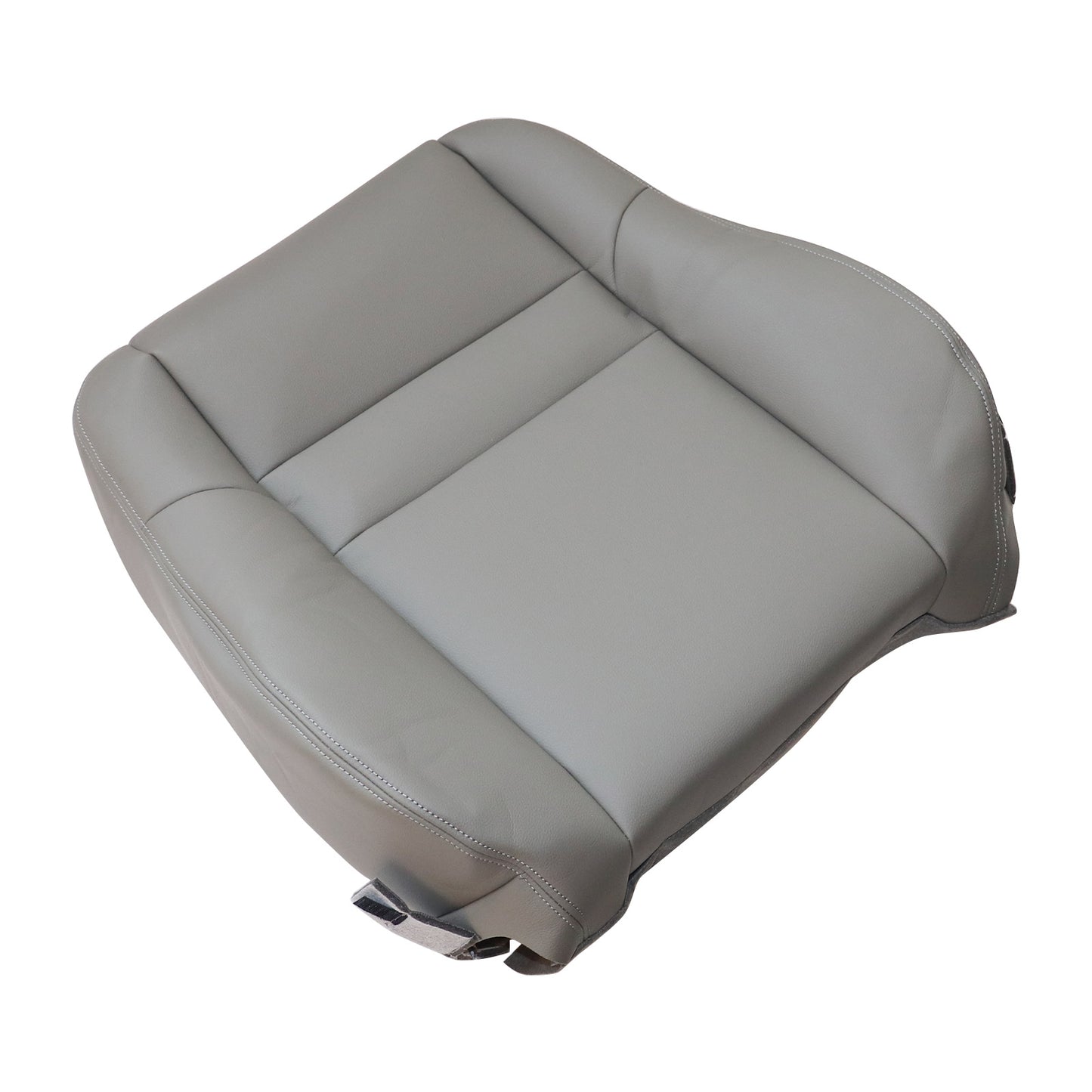 For 2005 2006 Honda Accord 4-Door Leather Passenger Lean Back Seat Cover Gray